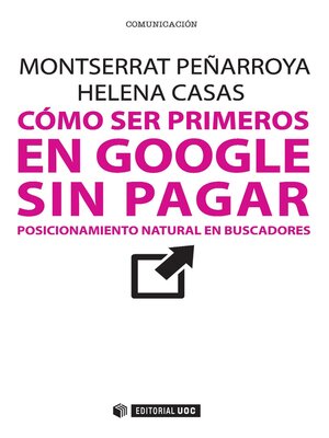 cover image of Cómo ser primeros en Google sin pagar